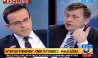 Schimb de replici savuros intre Crin Antonescu si Mihai Gadea, la Antena 3: Să terminăm emisiunea că nu mai suport tristeţea domnului Gâdea